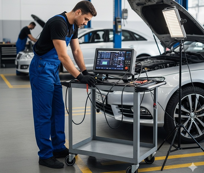 Engine Diagnostics at RG Brakes & Alignment in Valencia, CA Engine Diagnostics at RG Brakes & Alignment in Valencia, CA